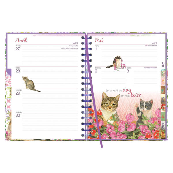 Franciens katten Bureau-agenda Laura (harde kaft)  2026 - Afbeelding 5