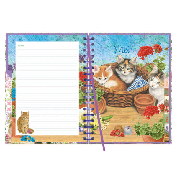 Franciens katten Bureau-agenda Laura (harde kaft)  2026 - Afbeelding 4