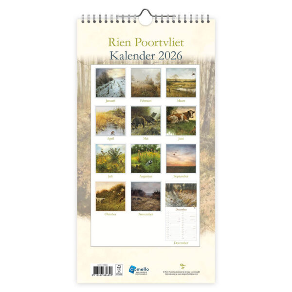 Rien Poortvliet notitiekalender Everzwijnen 2026 - Afbeelding 3