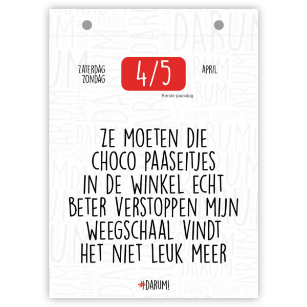 Darum Scheurkalender 2026 - Afbeelding 2