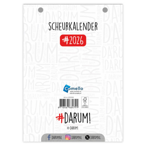 Darum Scheurkalender 2026 - Afbeelding 3