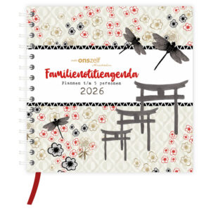 Familienotitieagenda Comello (harde kaft) Japanese Blossom 2026