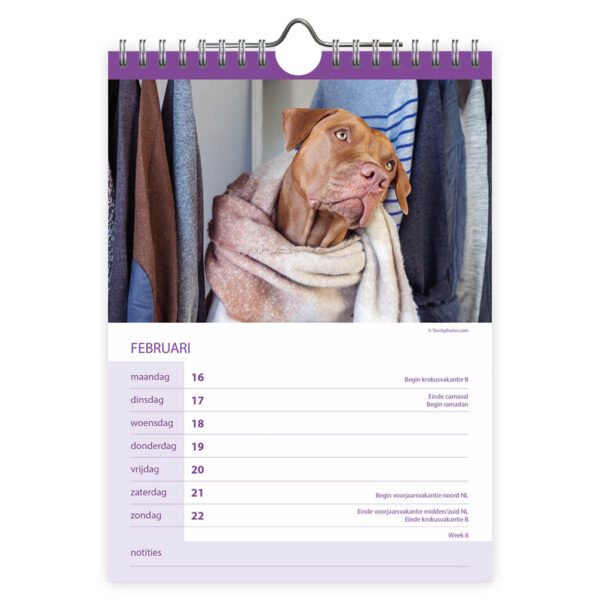 Honden WEEKnotitiekalender 2026 - Afbeelding 2
