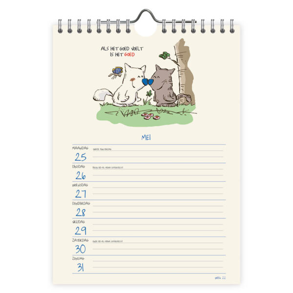 Doe eens lief WEEKnotitiekalender 2026 - Afbeelding 2