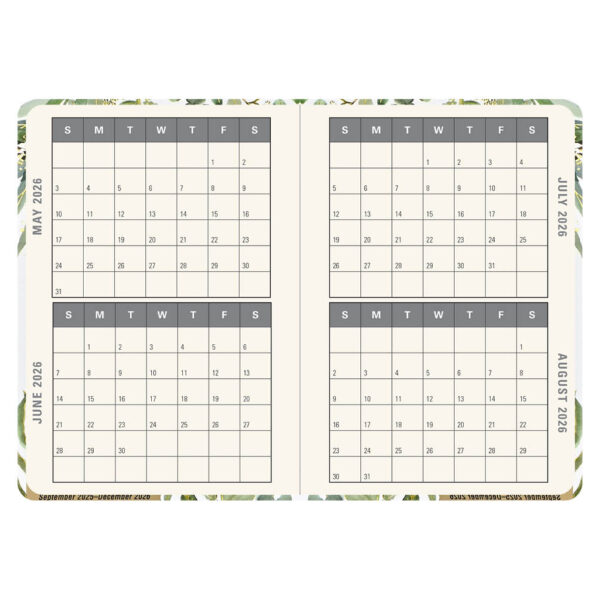 Eucalyptus Compact diary 16-mnds 2026 - Afbeelding 2