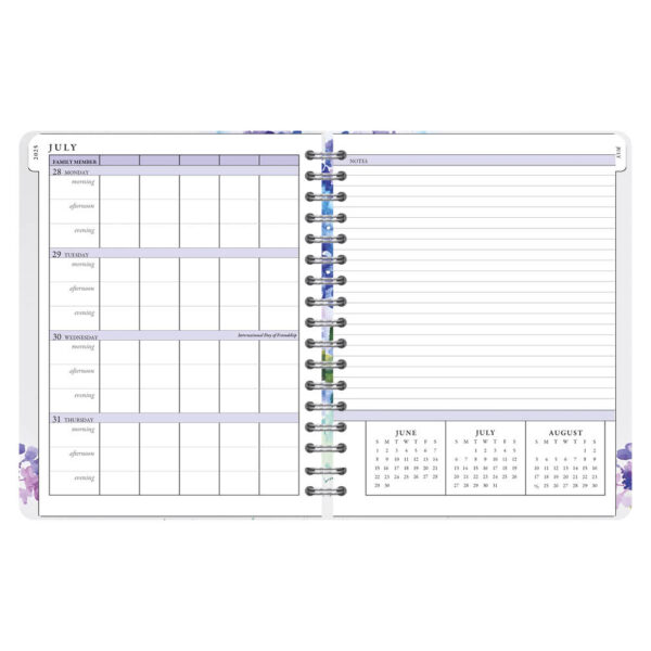 Family Weekly planner Hydrangeas (18-mnds) 2026 - Afbeelding 3