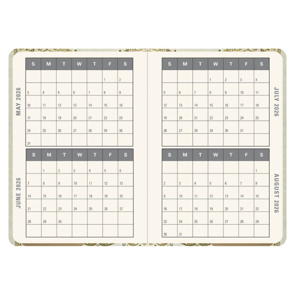 Gilded Ivory Compact diary 16-mnds 2026 - Afbeelding 2