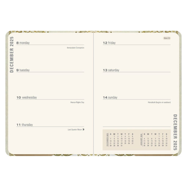 Gilded Ivory Compact diary 16-mnds 2026 - Afbeelding 3