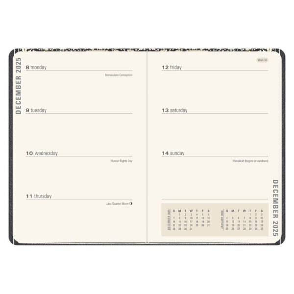 Gilded Tree of Life Compact diary 16-mnds 2026 - Afbeelding 3