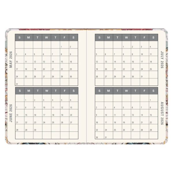Old world Compact diary 16-mnds 2026 - Afbeelding 2