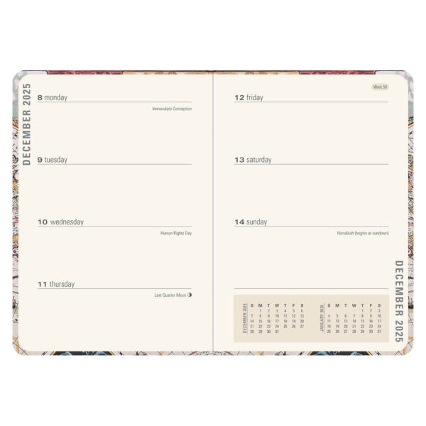Old world Compact diary 16-mnds 2026 - Afbeelding 3