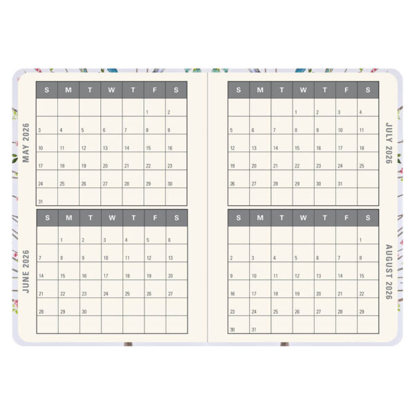 Tree of Budgies Compact diary 16-mnds 2026 - Afbeelding 2