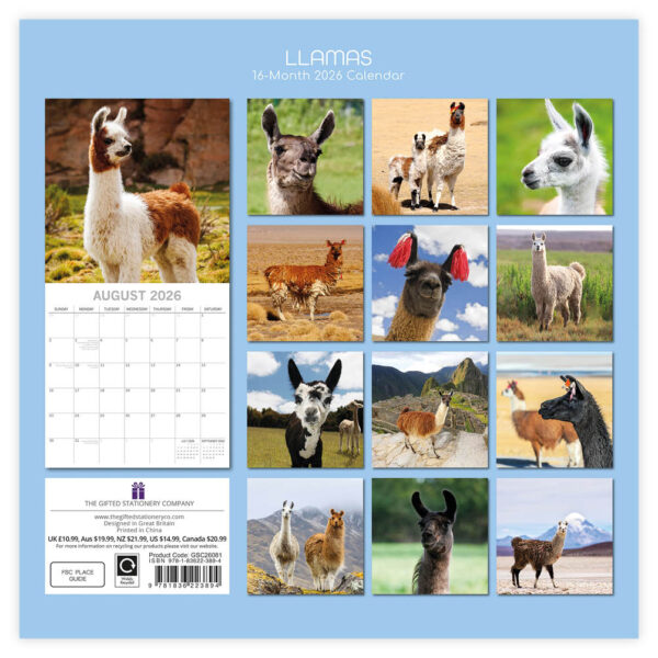 Llamas kalender 2026 - Afbeelding 3