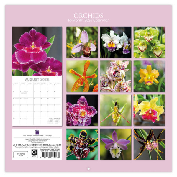 Orchids kalender 2026 - Afbeelding 3