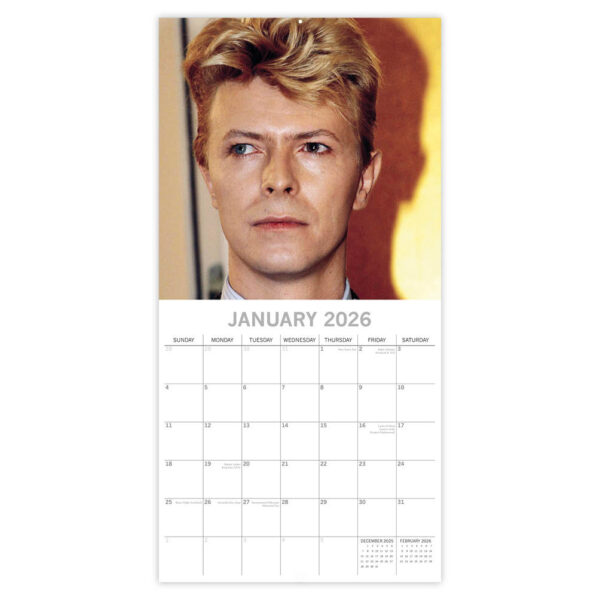 David Bowie kalender 2026 - Afbeelding 2