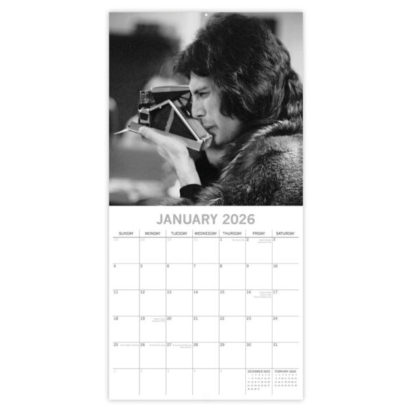 Freddie Mercury kalender 2026 - Afbeelding 2