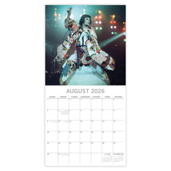 Freddie Mercury kalender 2026 - Afbeelding 3