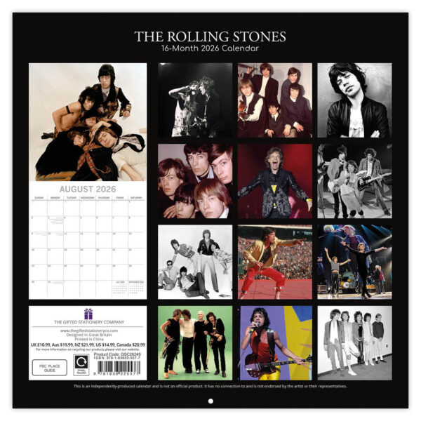 Rolling Stones kalender 2026 - Afbeelding 3
