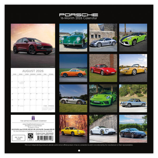 Porsche kalender 2026 - Afbeelding 3
