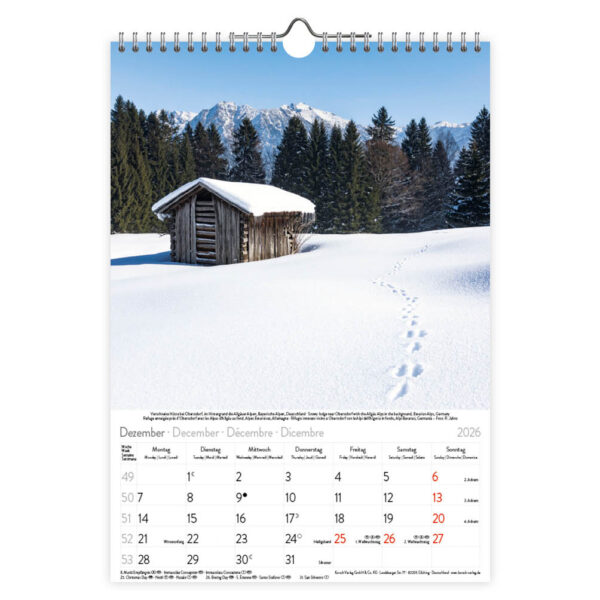Alpen kl. Kalender 2026 - Afbeelding 3