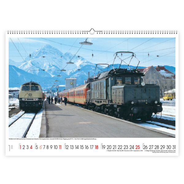 Faszinierende Eisenbahnen kalender 2026 - Afbeelding 2