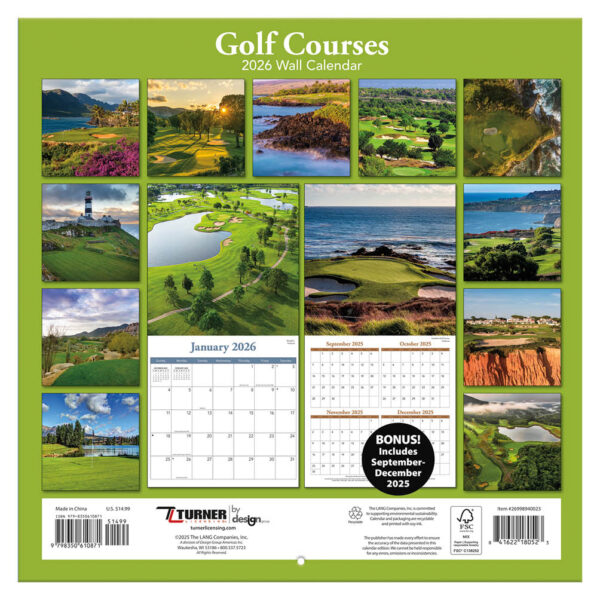 Golf courses kalender 2026 - Afbeelding 3