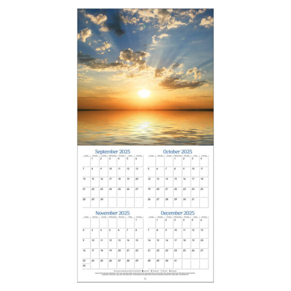Sunsets kalender 2026 - Afbeelding 2