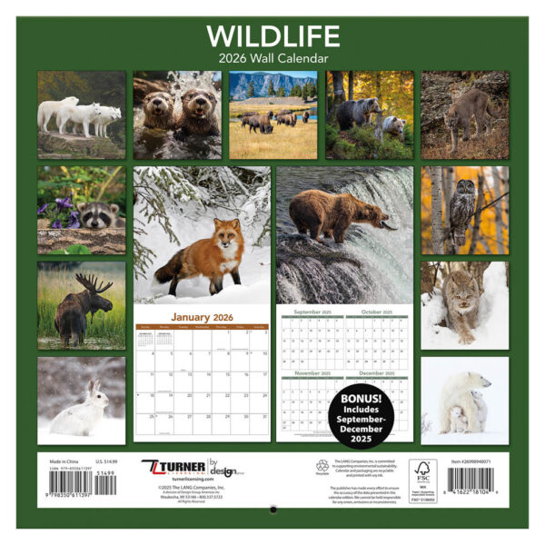 Wildlife kalender 2026 - Afbeelding 3