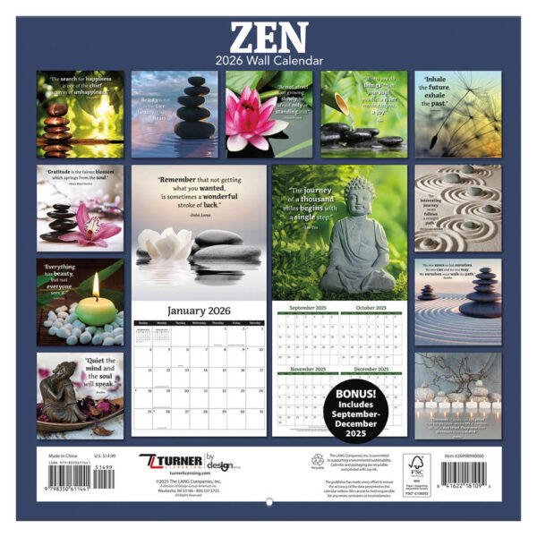 Zen kalender 2026 - Afbeelding 3