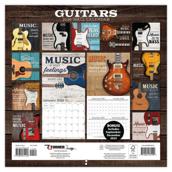 Guitars kalender 2026 - Afbeelding 3