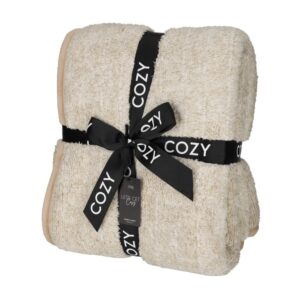 Jens Living Sherpa Plaid Beige