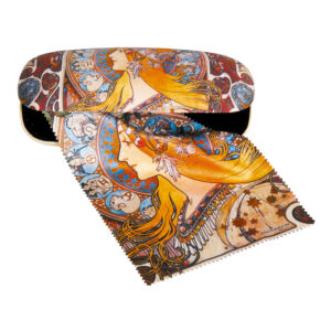 Fridolin hardcase brillenkoker met doekje Art Nouveau, Zodiak