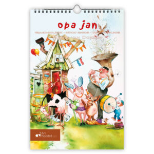 Marius van Dokkum - OPA JAN verjaardagskalender A4
