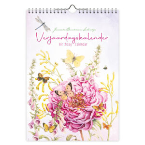 Janneke Brinkman "Pioenroos" verjaardagskalender A4