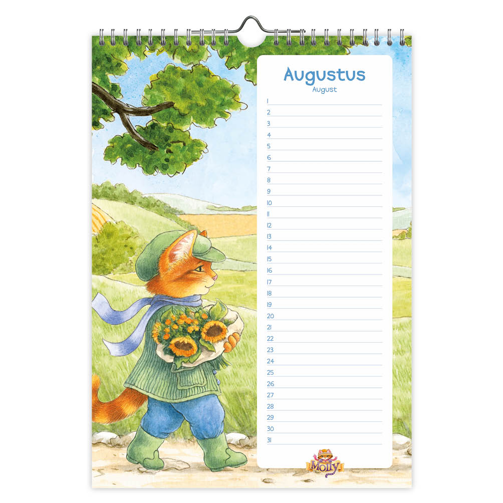 Franciens Katten "Mollie" verjaardagskalender A4 - Afbeelding 2