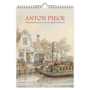 Anton Pieck 'Het Veerhuis" verjaardagskalender A4
