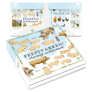 Kaartenmapje Lang leve de Boerderij - Feestvarken