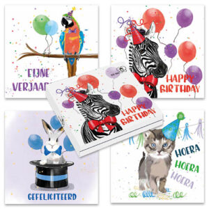 Kaartenmapje Petit Paris -Zebra