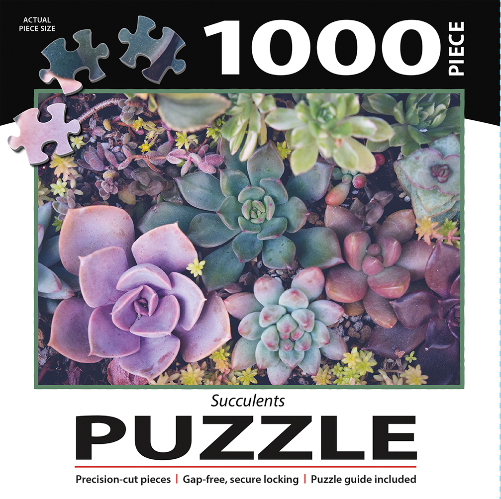 Puzzel Succulents - Afbeelding 3