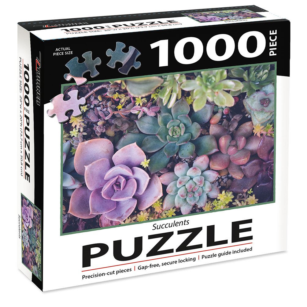 Puzzel Succulents - Afbeelding 4