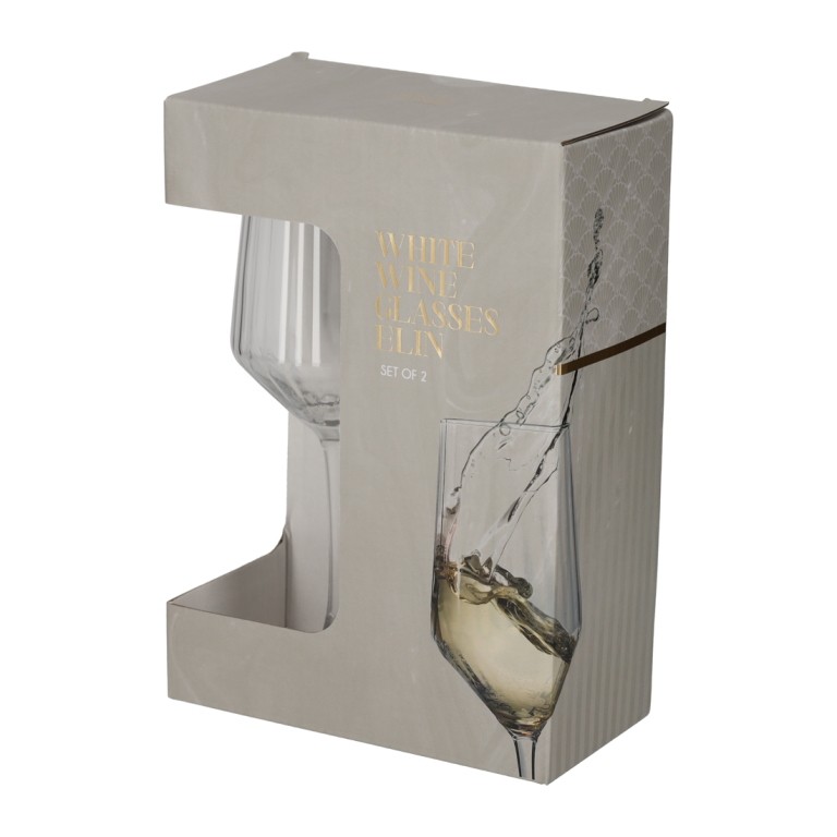 Jens Living Witte Wijnglazen Elin /2 - Afbeelding 2