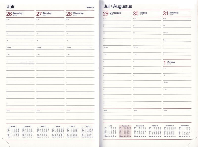 Combi weekagenda A5 2026-2027 - Afbeelding 2