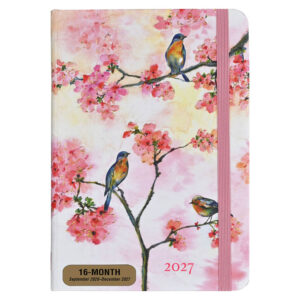 Cherry Blossomms in Spring Compact diary 16-mnds 2027
