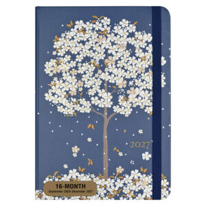Falling Blossoms Compact diary 16-mnds 2027