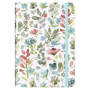 Floral Watercolor Compact diary 16-mnds 2027