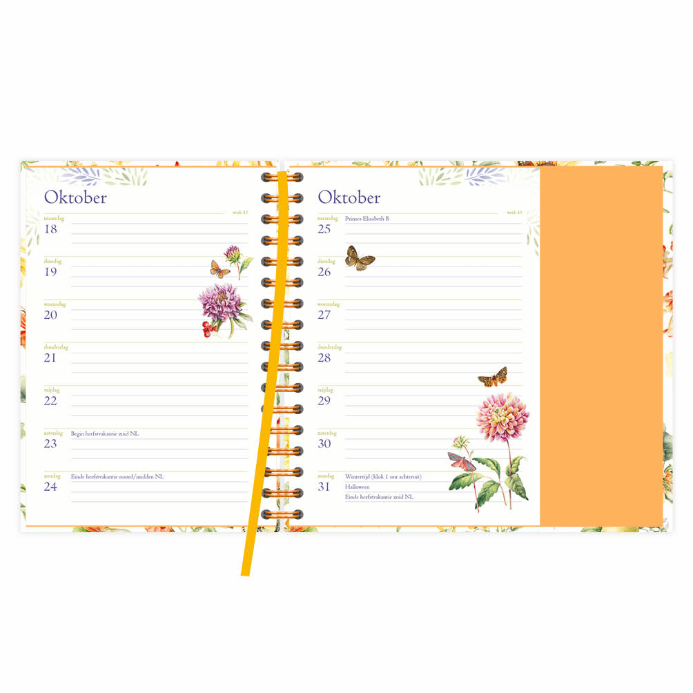 Janneke Brinkman luxe spiraalagenda Gele Bloemen 2027 - Afbeelding 2