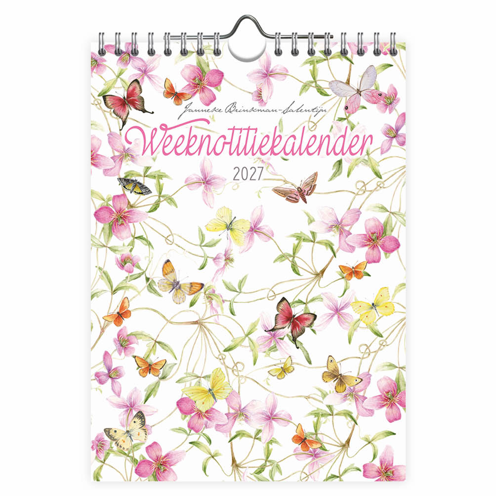 Janneke Brinkman WEEKnotitiekalender Clematis 2027
