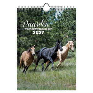 Paarden WEEKnotitiekalender 2027