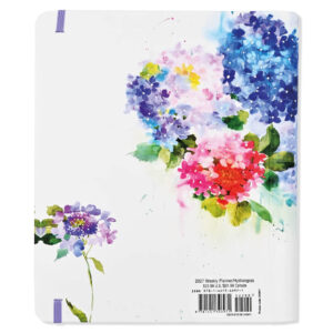 Family Weekly planner Hydrangeas 18-mnds 2027