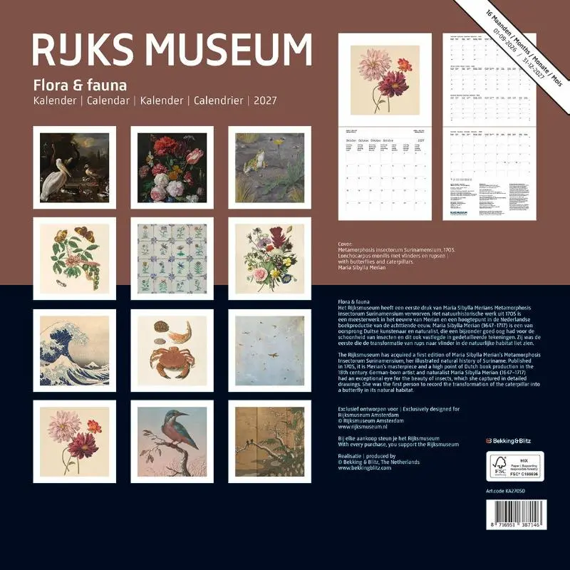 Rijksmuseum maandkalender 2027 - Afbeelding 2